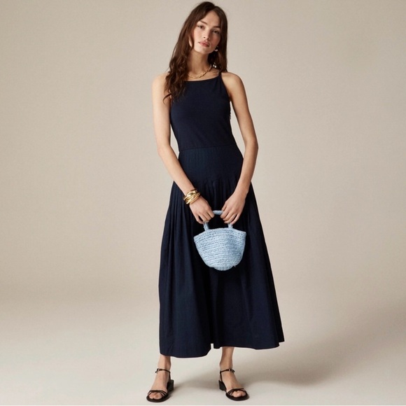 J. Crew Dresses & Skirts - J. Crew Navy Pintuck mixy dress